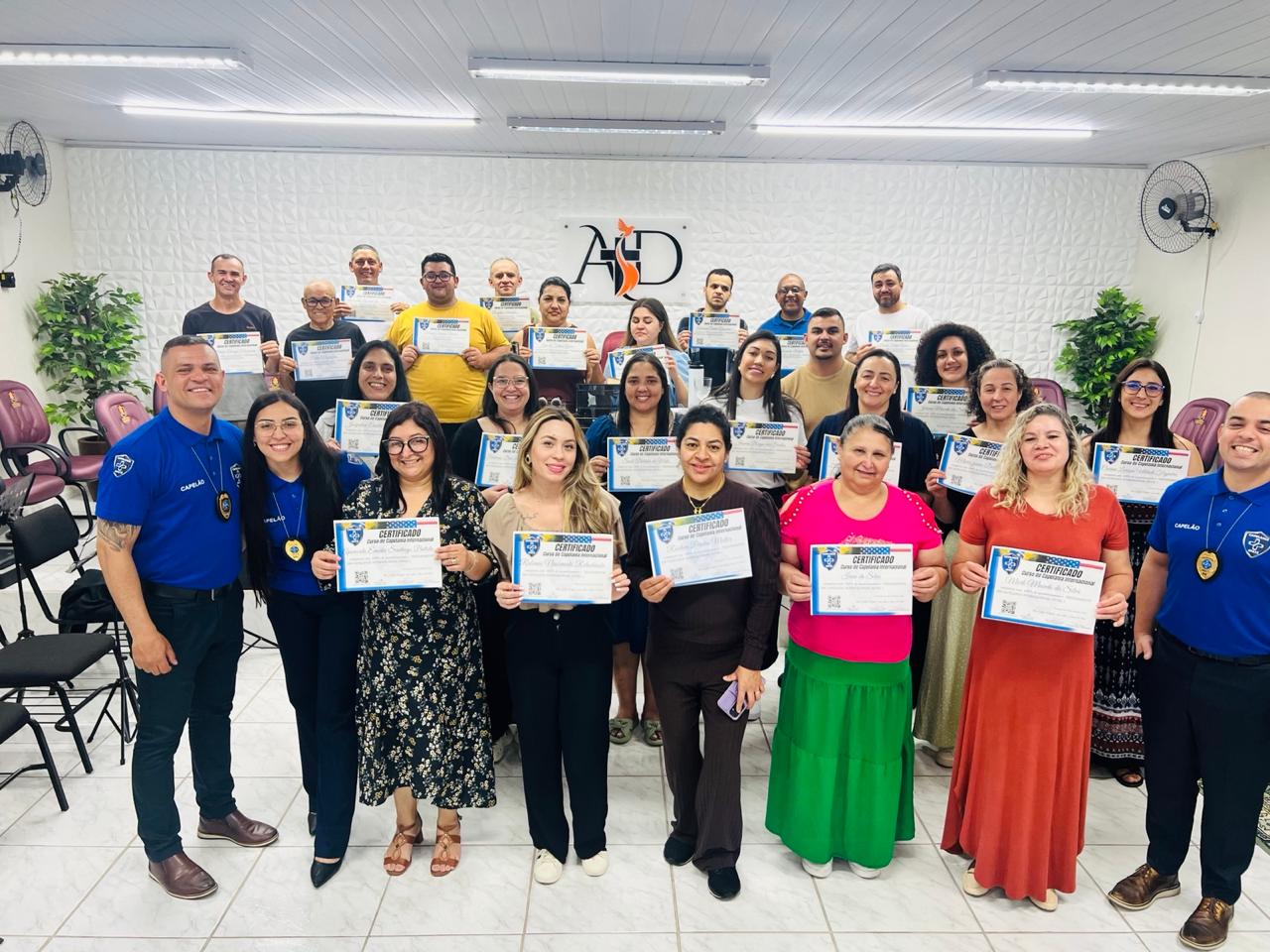 Turma certificada — AD