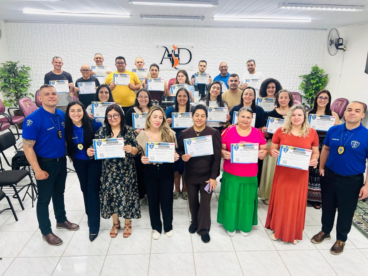 Turma certificada — Assembleia de Deus